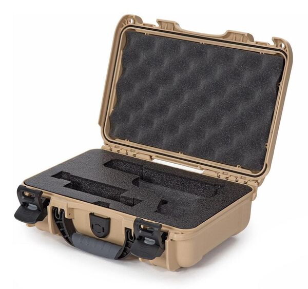 Nanuk Case 909 mit Glock  hellbraun