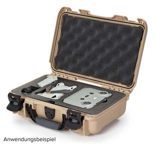 Nanuk Case 909 mit Schaumstoffeinlage für DJI Mini 3 Pro  hellbraun