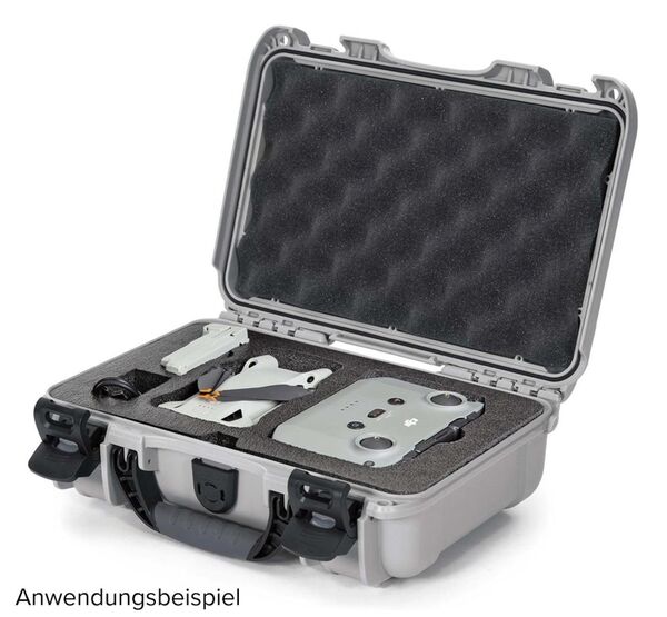 Nanuk Case 909 mit Schaumstoffeinlage für DJI Mini 3 Pro  silber