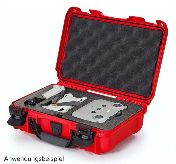 Nanuk Case 909 mit Schaumstoffeinlage für DJI Mini 3 Pro  rot