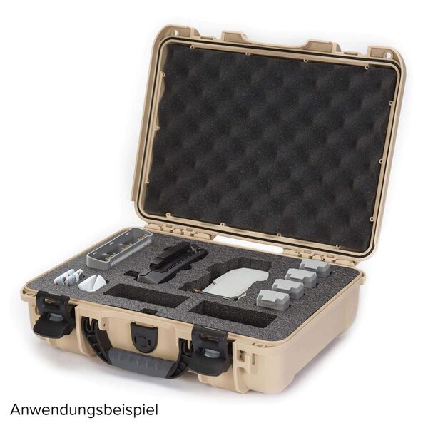 Nanuk Case 910 mit Schaumstoffeinlage für (21214) DJI Mavic Mini SE Flymore  beige