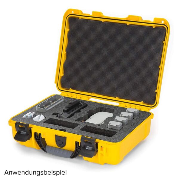 Nanuk Case 910 mit Schaumstoffeinlage für (21214) DJI Mavic Mini SE Flymore  gelb