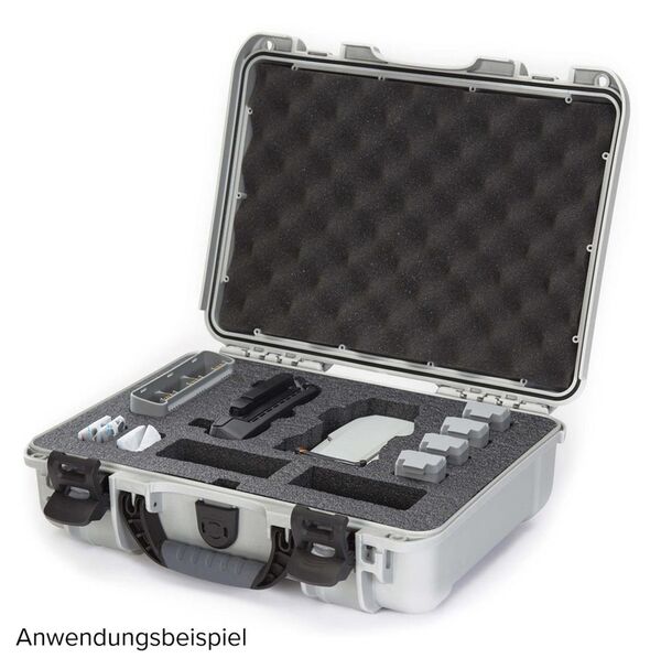 Nanuk Case 910 mit Schaumstoffeinlage für (21214) DJI Mavic Mini SE Flymore  silber