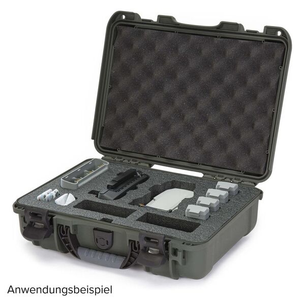 Nanuk Case 910 mit Schaumstoffeinlage für (21214) DJI Mavic Mini SE Flymore  olivgrün