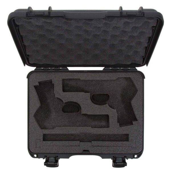 Nanuk Case 910 mit Schaumstoffeinlage für Pistole  schwarz