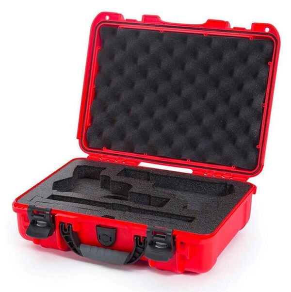 Nanuk Case 910 mit Schaumstoffeinlage für Pistole  rot
