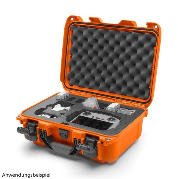 Nanuk Case 915 mit Schaumstoffeinlage für DJI Mavic Mini 4 Pro Fly More  orange