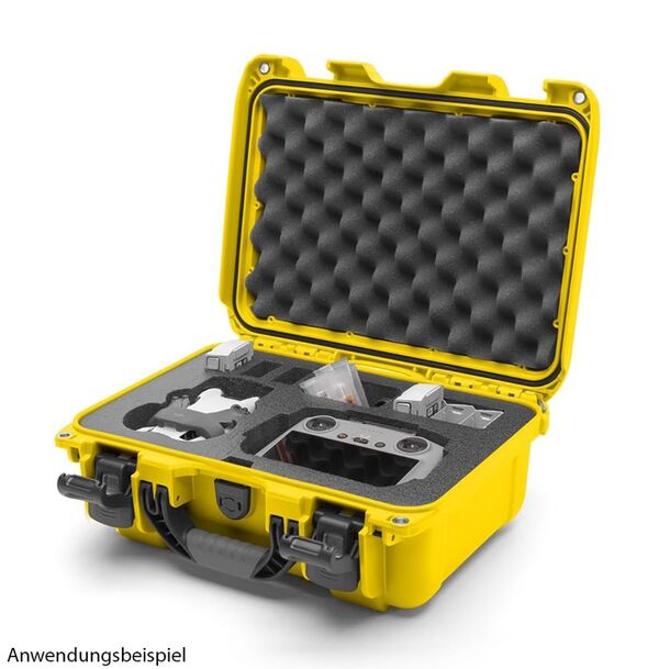 Nanuk Case 915 mit Schaumstoffeinlage für DJI Mavic Mini 4 Pro Fly More  gelb