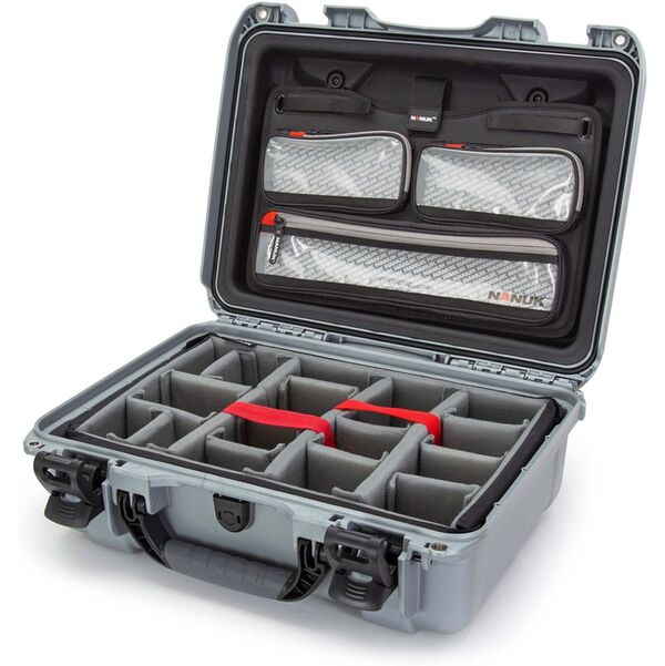 Nanuk Case 925 mit Deckel, org./Teiler – Pro Photo Kit  gelb