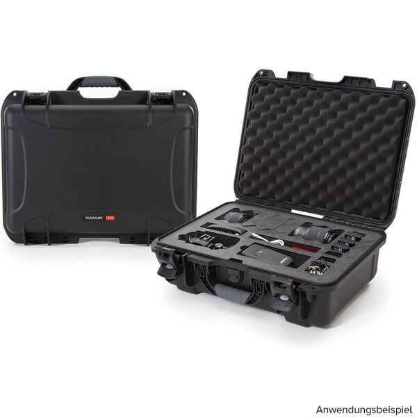 Nanuk Case 925 mit Schaumstoff für 1 DSLR-Gehäuse  schwarz
