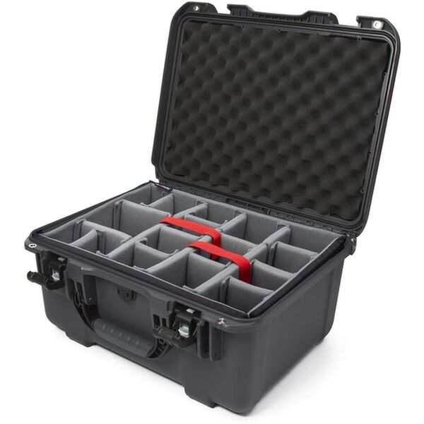 Nanuk Case 933 mit gepolsterter Trennwand  antrazit