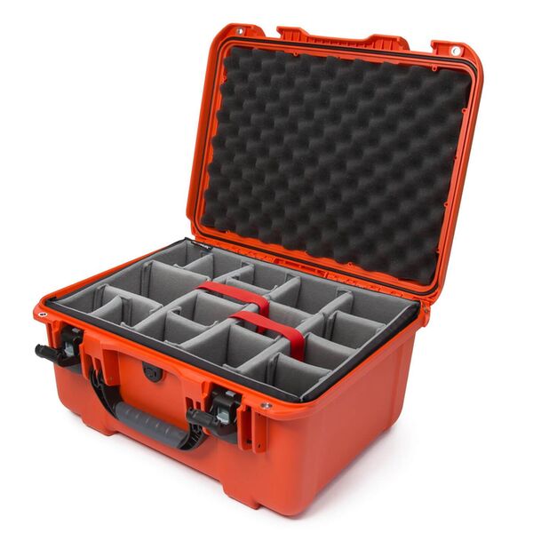 Nanuk Case 933 mit gepolsterter Trennwand  orange