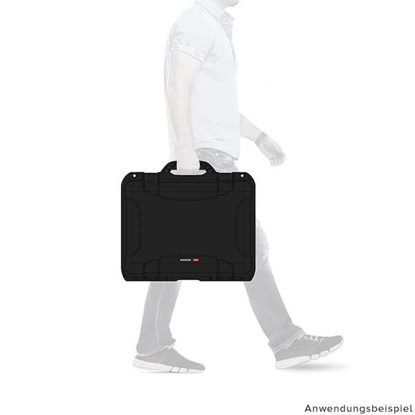 Nanuk Case 933 mit gepolsterter Trennwand  schwarz