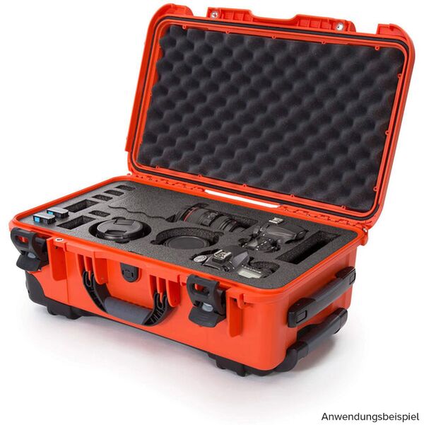 Nanuk Case 935 mit Schaumstoff für 2 DSLR-Gehäuse  orange