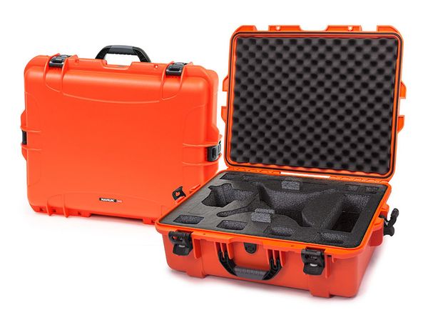 Nanuk Case Hartschalenkoffer für DJI Phantom 4 / Phantom 4/ Advanced & 3, wasserdicht, mit Schaumstoffeinsatz  orange