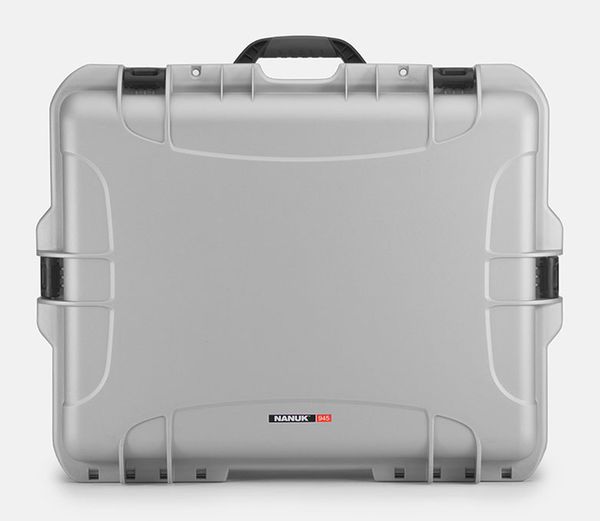 Nanuk Case Hartschalenkoffer für DJI Phantom 4 / Phantom 4/ Advanced & 3, wasserdicht, mit Schaumstoffeinsatz  silber