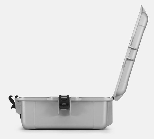 Nanuk Case Hartschalenkoffer für DJI Phantom 4 / Phantom 4/ Advanced & 3, wasserdicht, mit Schaumstoffeinsatz  silber