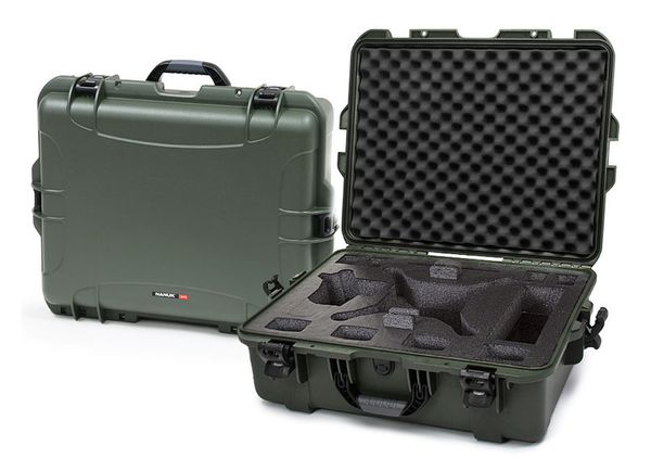 Nanuk Case Hartschalenkoffer für DJI Phantom 4 / Phantom 4/ Advanced & 3, wasserdicht, mit Schaumstoffeinsatz  Olive