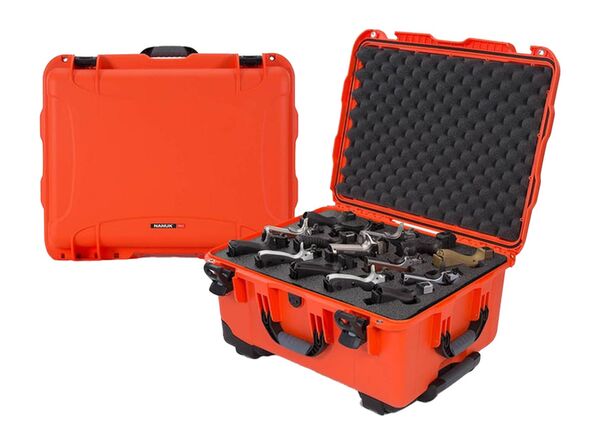 Nanuk Case 950 mit Schaumstoffeinlage für 15UP  orange