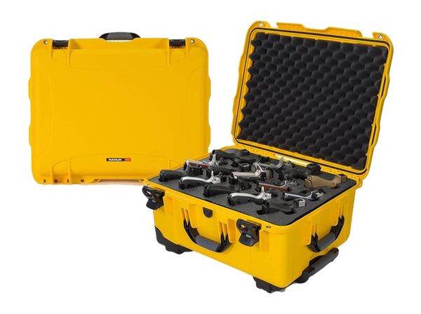 Nanuk Case 950 mit Schaumstoffeinlage für 15UP  gelb