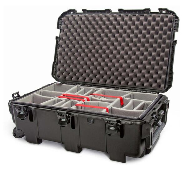Nanuk Case 962 mit gepolsterter Trennwand  schwarz