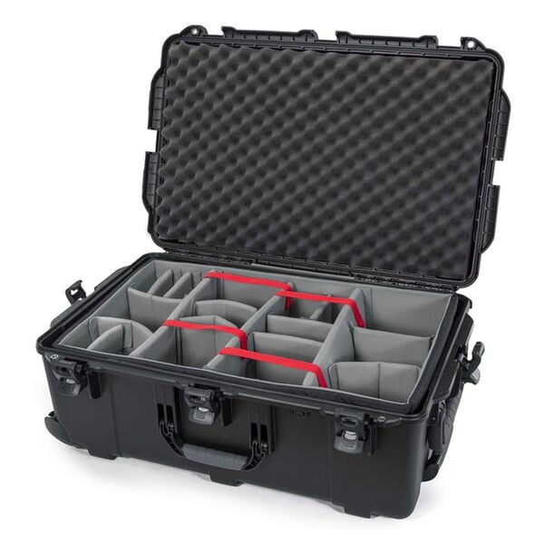 Nanuk Case 963 mit gepolsterter Trennwand  schwarz