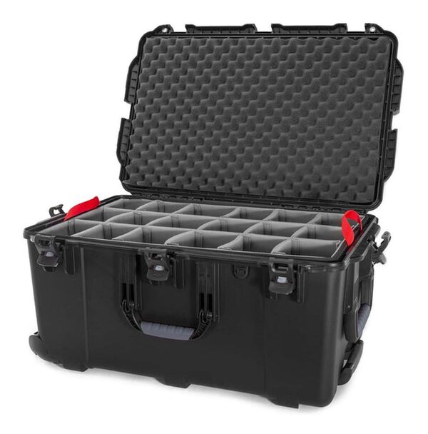 Nanuk Case 965 mit gepolsterter Trennwand  schwarz