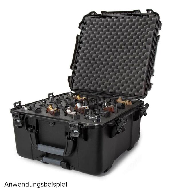 Nanuk Case 968 mit Schaumstoffeinlage für 20UP  schwarz