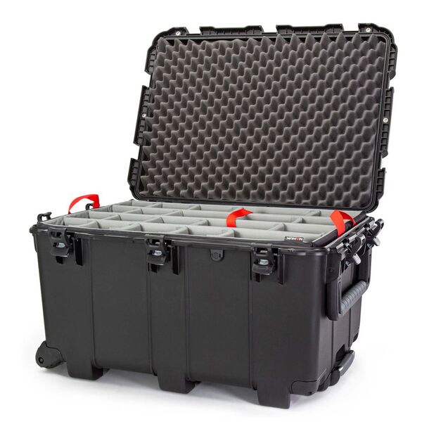 Nanuk Case 975 mit gepolsterter Trennwand  schwarz