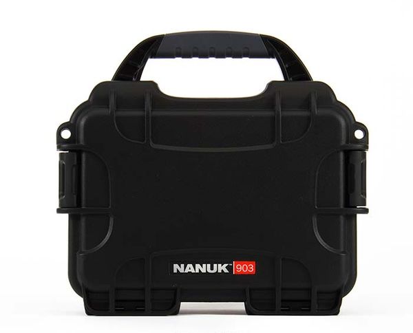 Nanuk Case 903 mit Schaumstoffeinlage  schwarz