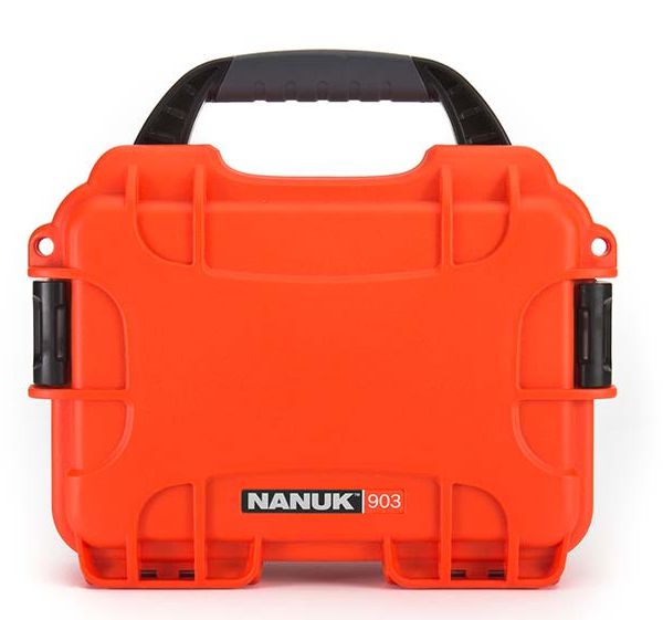 Nanuk Case 903 mit Schaumstoffeinlage  orange
