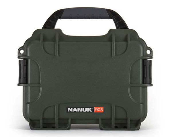 Nanuk Case 903 mit Schaumstoffeinlage  oliv