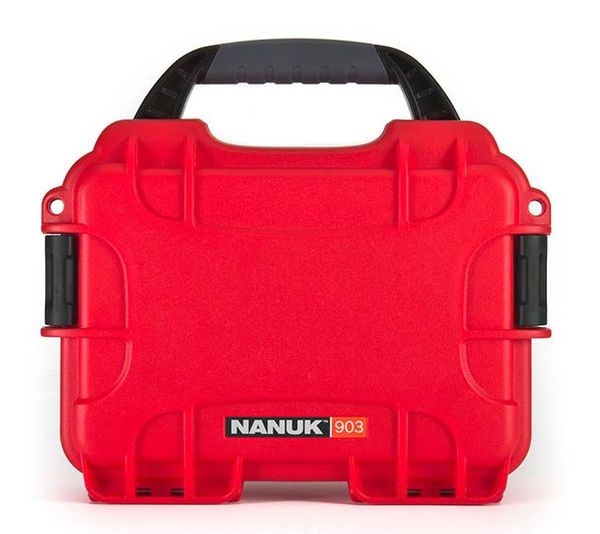 Nanuk Case 903 mit Schaumstoffeinlage  rot