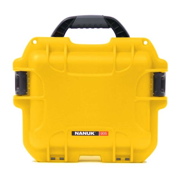 Nanuk Case 905 mit Schaumstoffeinlage  gelb