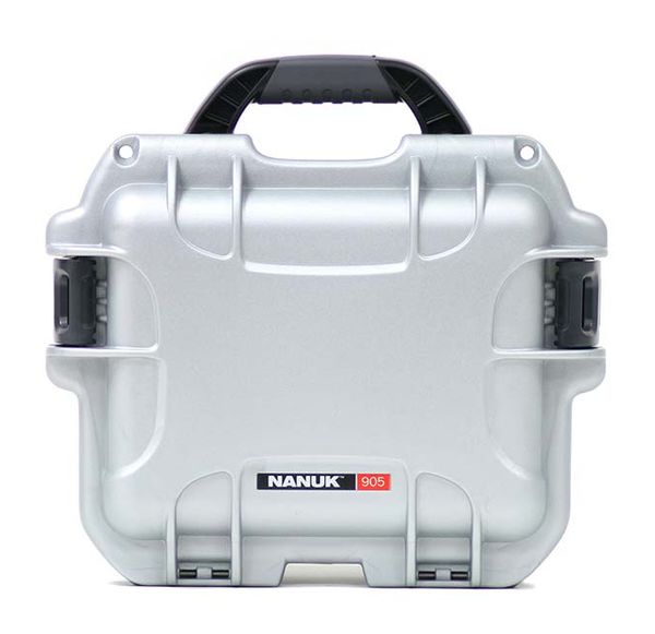 Nanuk Case 905 mit Schaumstoffeinlage  silber