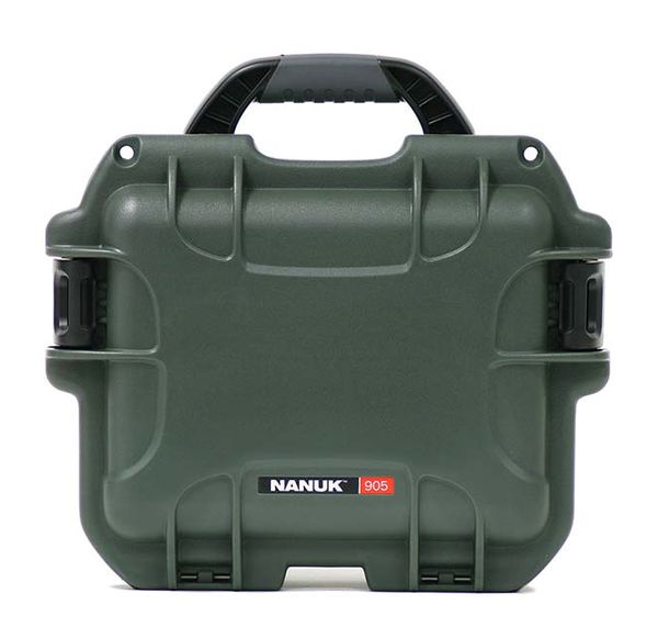 Nanuk Case 905 mit Schaumstoffeinlage  olivgrün