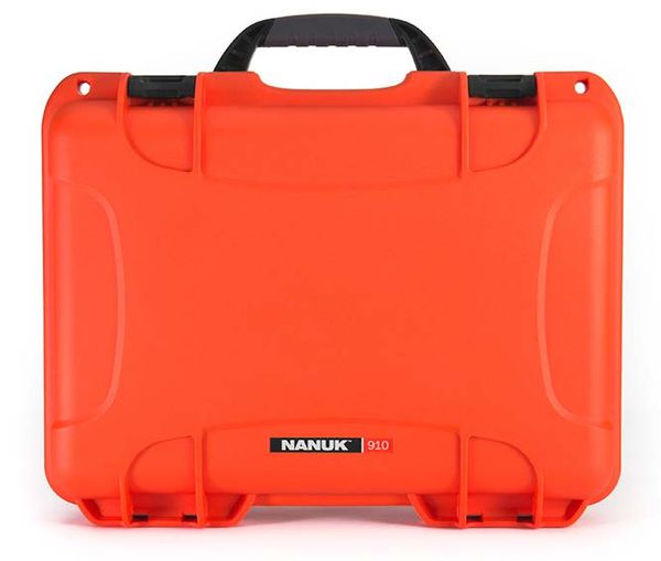Nanuk Case 910 mit Schaumeinlage  orange