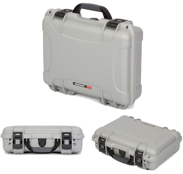 Nanuk Case 910 mit Schaumeinlage  silber