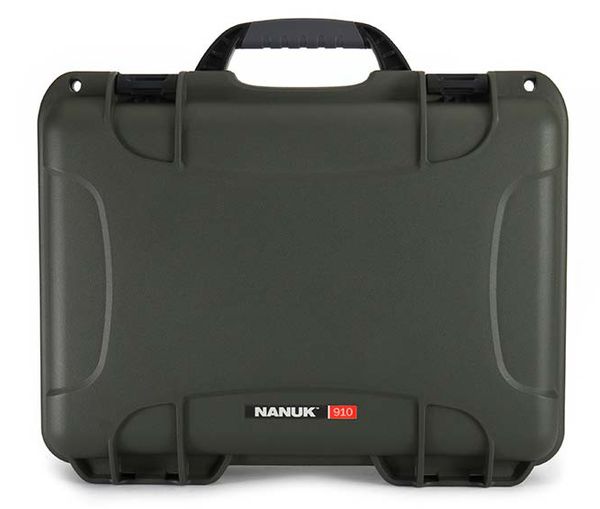 Nanuk Case 910 mit Schaumeinlage  olivgrün