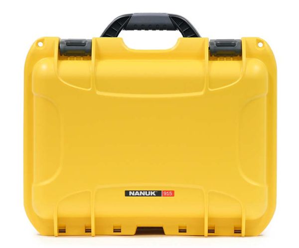 Nanuk Case 915 mit Schaumstoffeinlage  gelb