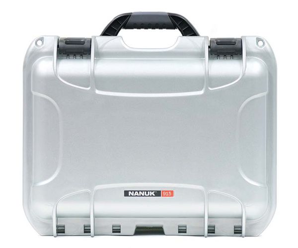 Nanuk Case 915 mit Schaumstoffeinlage  silber