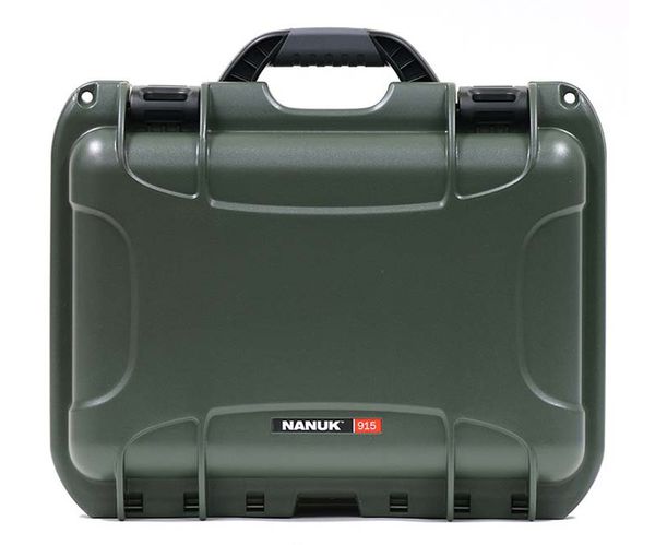 Nanuk Case 915 mit Schaumstoffeinlage  olivgrün