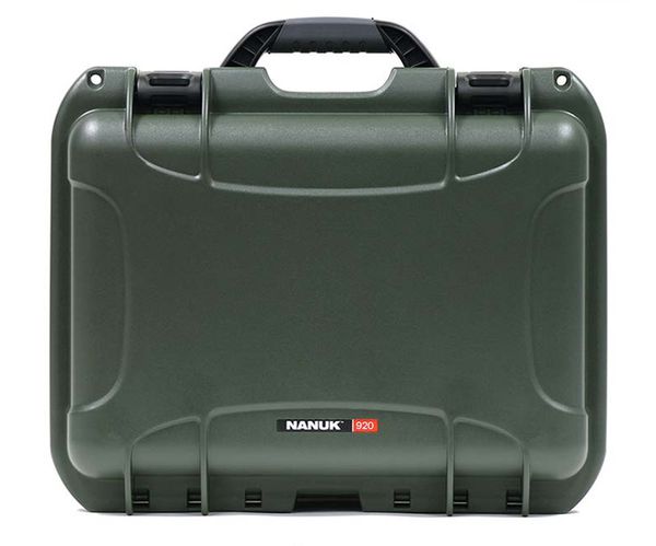 Nanuk Case 920 mit Schaumstoffeinlage  olivgrün