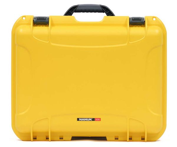 Nanuk Case 930 mit Schaumstoffeinlage  gelb