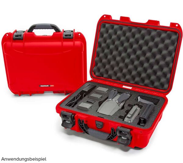 Nanuk 920 Hartschalenkoffer mit Schaumstoffeinlage für DJI Mavic 2PZ  rot