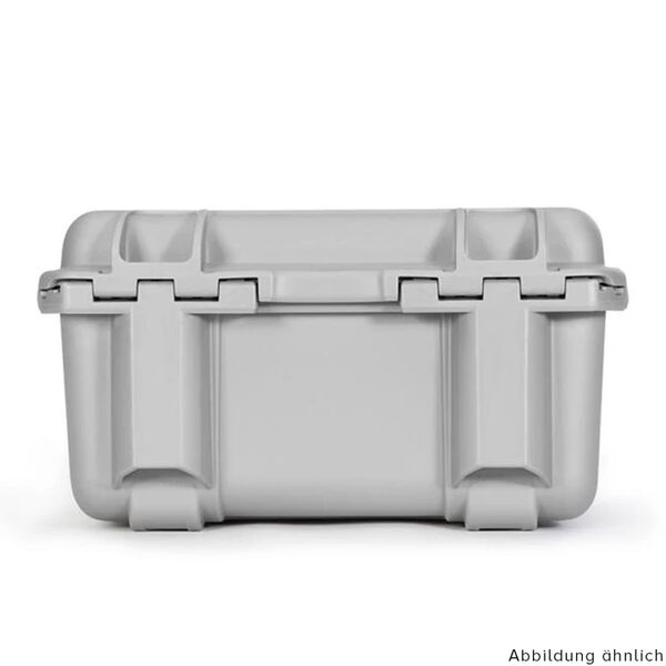 Nanuk Case 918 mit gepolsterter Trennwand  silber