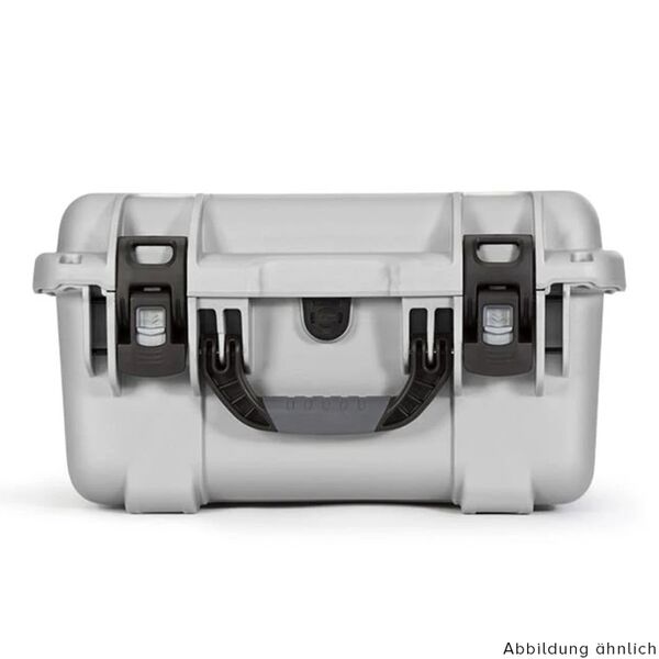 Nanuk Case 918 mit gepolsterter Trennwand  silber