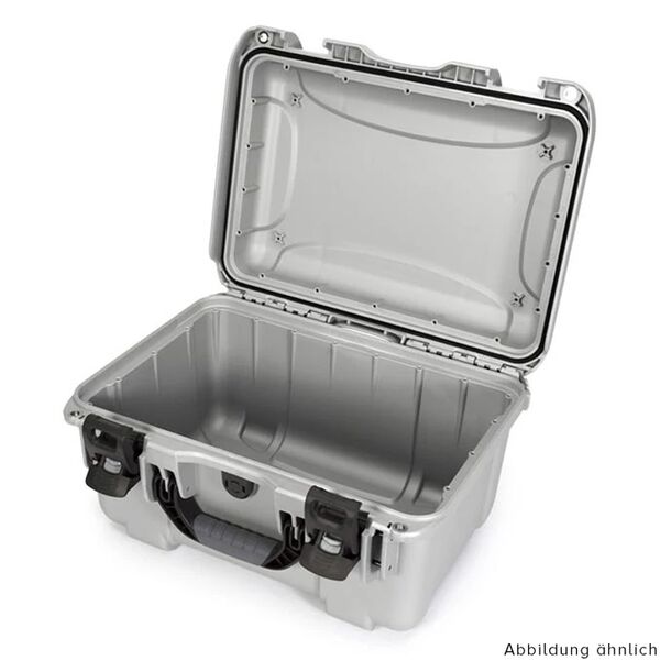 Nanuk Case 918 mit gepolsterter Trennwand  silber