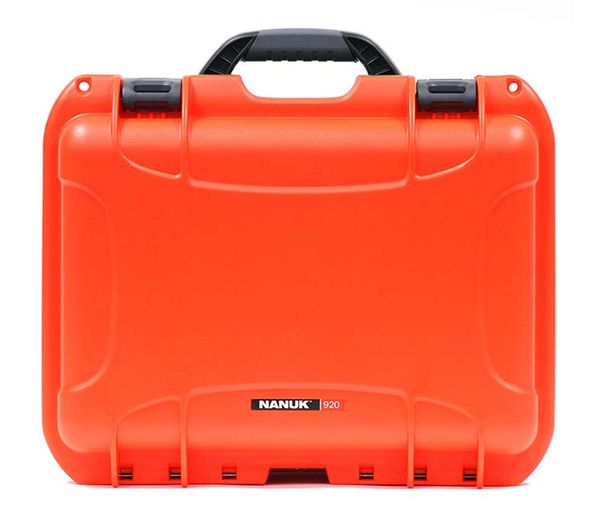 Nanuk Case 920 mit Trennwand  orange