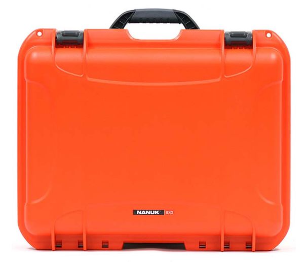 Nanuk Case 930 mit gepolsterter Trennwand  orange